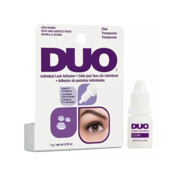 Pega De Pestañas Duo Morada