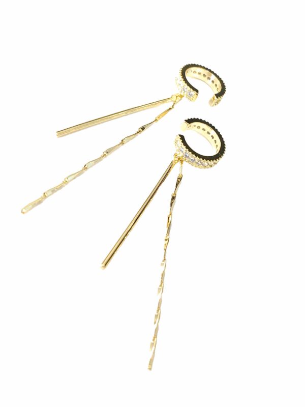 Zirconium Golden Hoops
